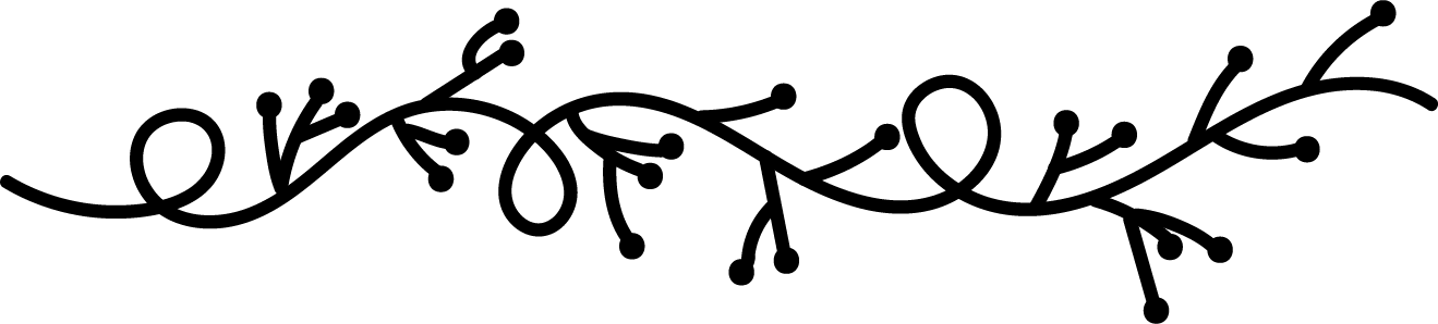 Dekoelement Blumenranke