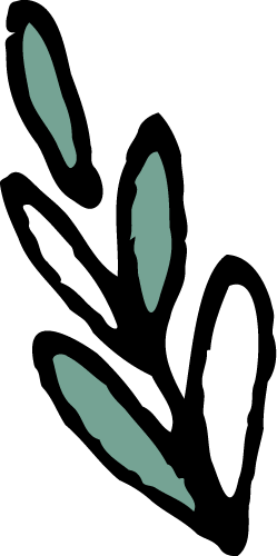 Zweig im Hintergrund als Dekoelement